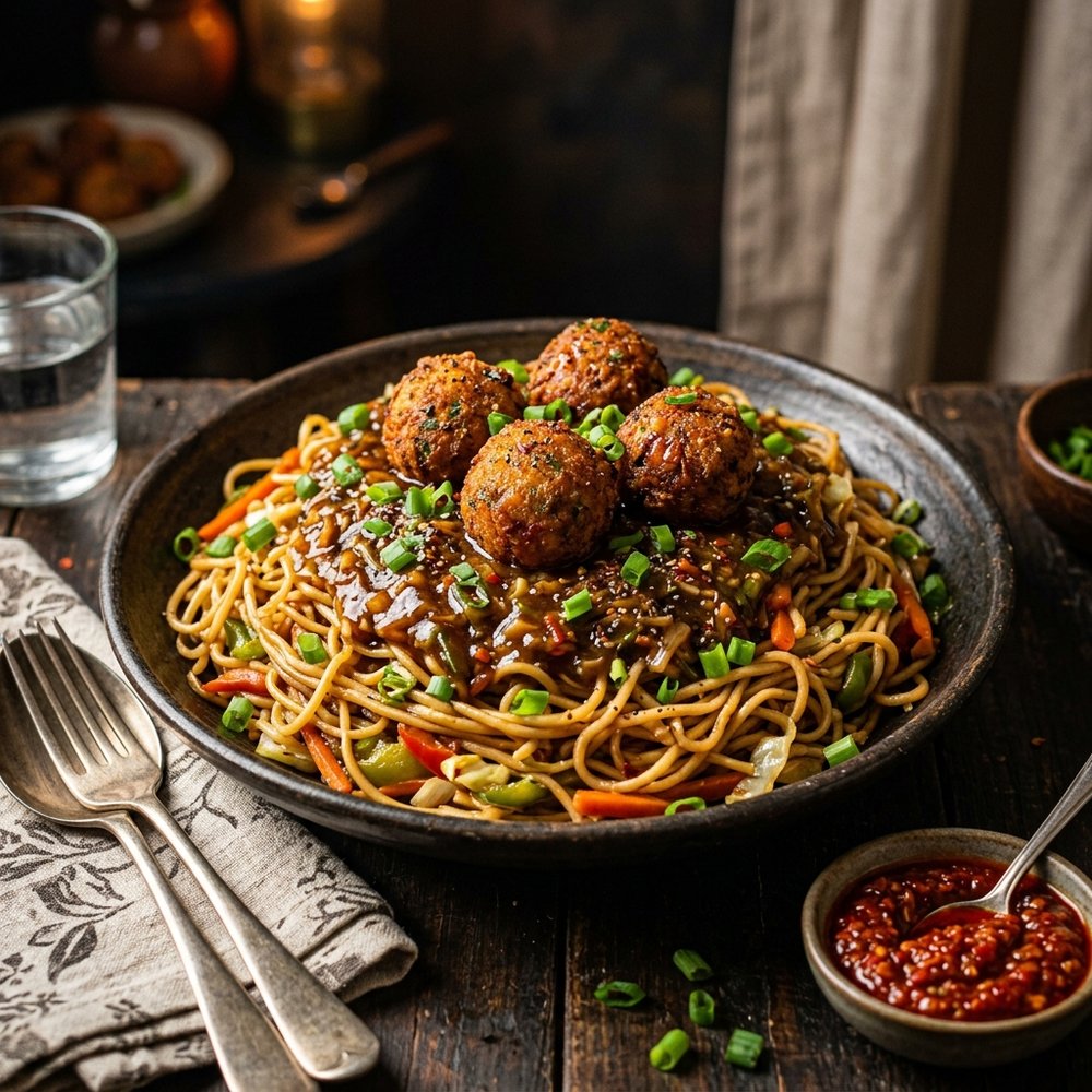 Manchurian Noodles