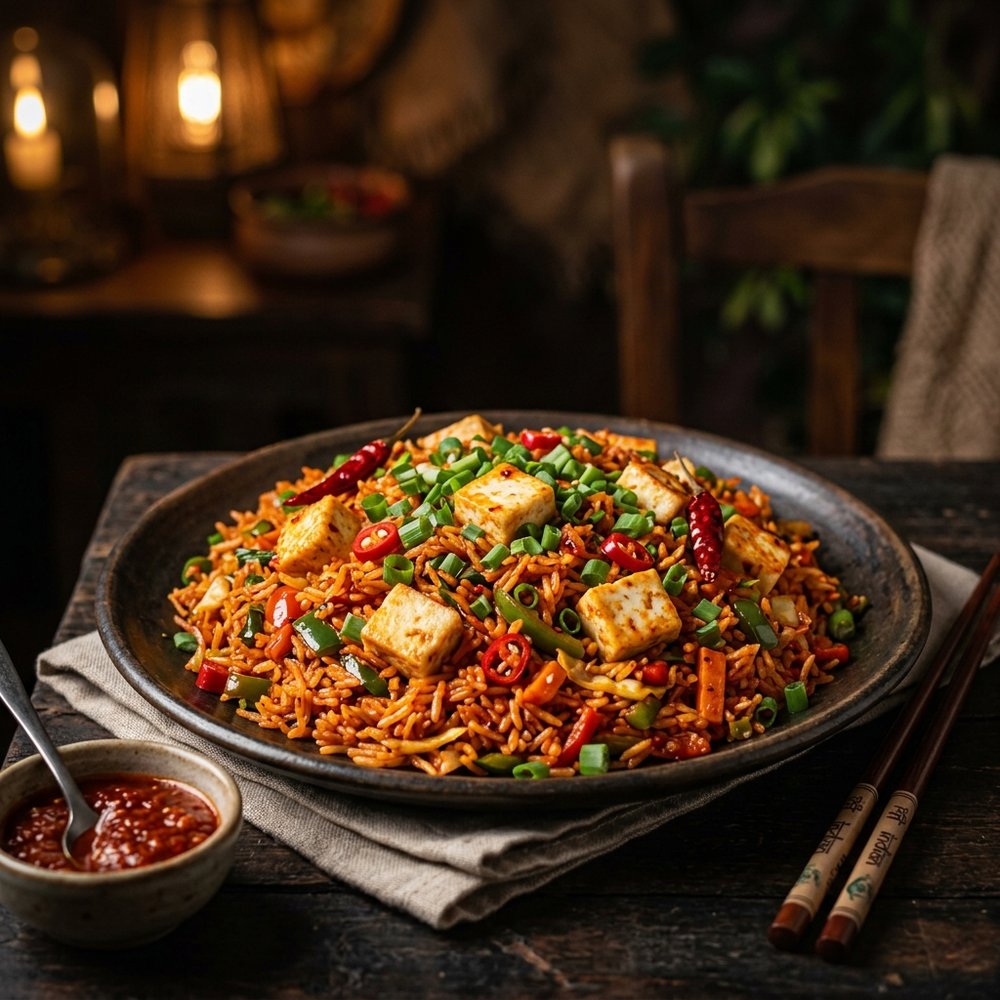 Schezwan Paneer Rice